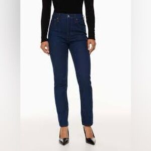 Aritzia denim forum yoko ono high rise slim